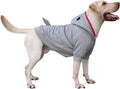 Shark Christmas Costumes Clothes for Extra Large Dogs Jaws Hoodies Labrador Rottweiler Great Dane, Grey, 6X-Large