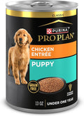 Purina Pro Plan Grain Free Wet Puppy Food, Classic Chicken Entrée - (Pack of 12) 13 oz. Cans