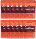 Portland Pet Food Company Human-Grade Mixed Variety Pack Wet Cat Food Pouch Luke's Chicken N' Pumpkin - Moist, Soft Cat Food Mixer, Topper, and Rotational Meal - 12 Pack