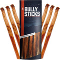 Wild Wolf 12-inch CollaBully Sticks (12 Pack) Part Bully Stick and Part Collagen Stick - Double The Flavor and Nutrients - 100% Natural Dog Chew Treat - Lab-Tested and Packed with Love in The USA