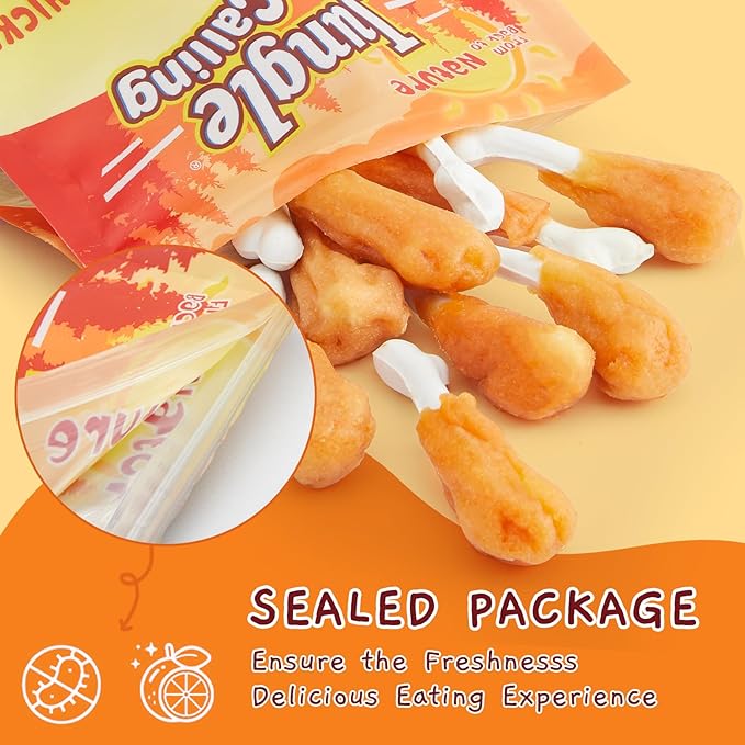 Jungle Calling Chewy Chicken Dog Treats Rawhide Free Real Chicken Calcium Bone, Teeth Clean Breath Fresh Dog Training Treats (Pack of 2)
