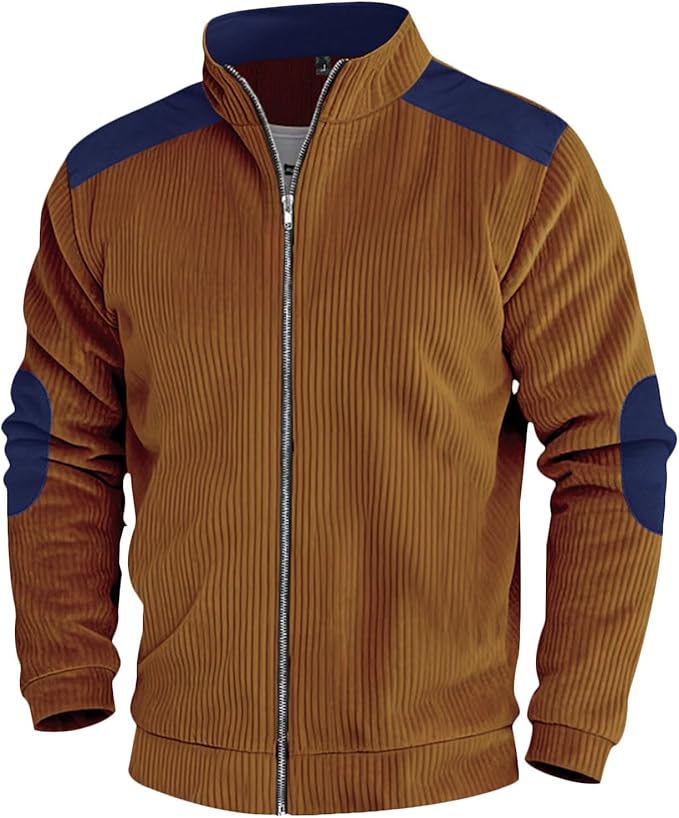 Men's Jacket for Winter Autumn Outdoor Windproof Coat Casual Fashion Zip Up Jacket