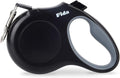 Fida Retractable Dog Leash X-Small Breed, 10 ft Durable Pet Walking Leash for Extra Small Dogs/Cats/Small Animals up to 18 lbs, 360° Tangle Free, Black
