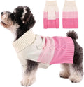ASENKU Warm Dog Sweater for Small Medium Dogs,Pet Sweaters for Fall Winter Dog Clothing,Thicked Pullover Puppy Cat Turtleneck Sweater for Doggie Chihuahua Clothing