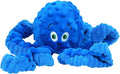 Squeaky Dog Toys, Interactive Plush Stuffed Octopus Tug of War Toy, Plush Crinkle Dog Chew Toys to Keep Them Busy, Funny Dog Toys for Small, Medium & Large Dogs - Blue