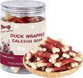 PAWUP Duck Dog Treats, Calcium Bones Chews, Rawhide Free, Natural Snacks for Samll Dog w/Taurine,12.5 oz
