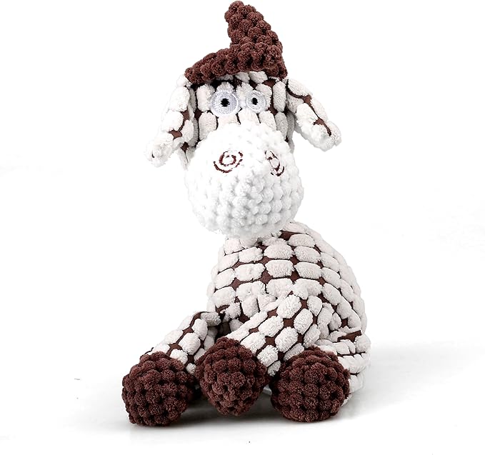 Wobble Giggle Ball and Plush Squeaky Toy Combo (Donkey) (Combo, Goat)