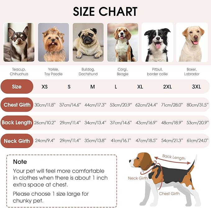 Queenmore XXL Dog Sweater, Large Dog Sweaters for Male Dogs, Turtleneck Plaid Kintsweaters for Large Breeds, Cold Weather Pullover Pet Clothes, Saddle Brown 2XL