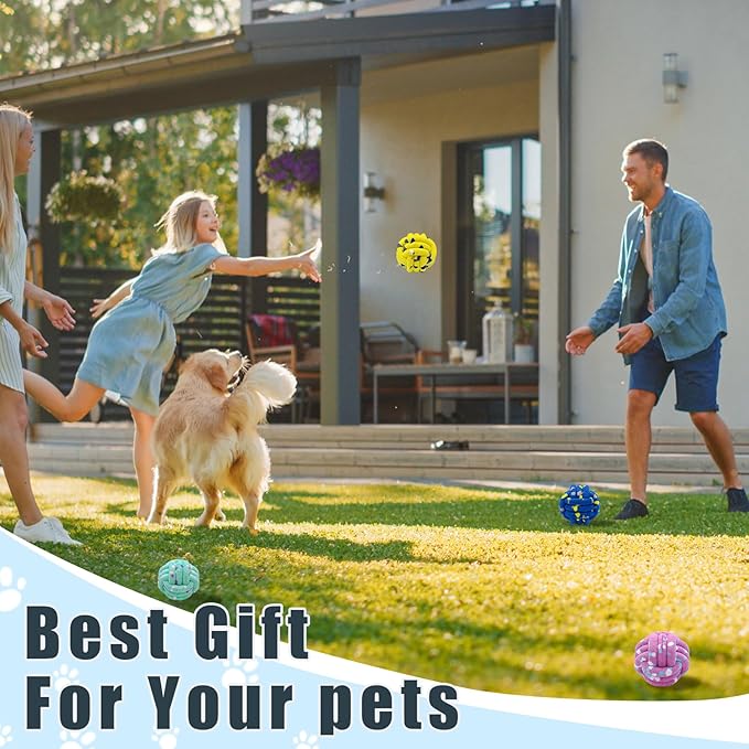 Magicorange Dog Balls Tennis Ball Toys Dog Toy for Aggressive Chewers Indestructible Teething Chew Toys Water Toy Fetch Ball for Dogs (2 Pack)