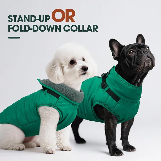 Kuoser Large Dog Winter Jacket Waterproof L | ·Storm Hood·-30°C Rated·Zip Off Harness·Husky·Skip The Struggle