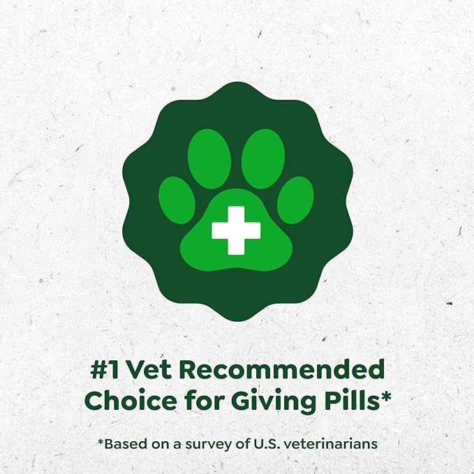 Greenies Pill Pockets for Dogs Large Size, Soft Dog Treats, Chicken Flavor, (6) 7.9 oz. Pouches (180 Treats Total)