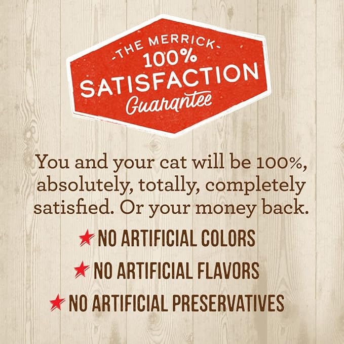 Merrick Purrfect Bistro Premium Healthy Grains Dry Cat Food For Adult Cats, Real Chicken And Brown Rice Recipe - 4.0 lb. Bag