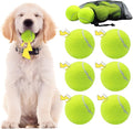 Swingers Squeaky Tennis Balls for Dogs,2.5 inch Training Tennis Balls,Exercise Ball for Pet Dog with Mesh Carry Bag Easy to Transport (Yellow, 6 Pack)