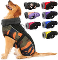 IECOii Extra Warm Dog Coat - Reflective Adjustable Jacket for Cold Weather, Soft Fleece Turtleneck Winter Coat for Small to Extra Large Dogs