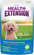 Health Extension Little Bites Dry Dog Food for Toy and Small Breeds, Chicken & Brown Rice Recipe, with Probiotics & Superfoods for Digestion & Coat Health, 30 lb Bag (Pack of 1)