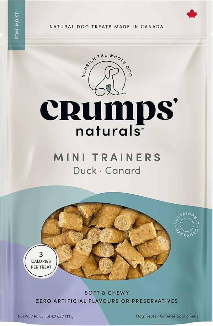 Crumps' Naturals Mini Trainers Semi-Moist Duck 4.7oz
