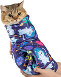 Paw Legend 35.4" Cat Wrap for Grooming Cat Wrap for Cutting Nails Cat Restraint for Nail Clipping Self Adhesive Blanket Restraint Cloth for Cats Within 22lbs
