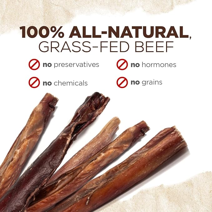 Natural Farm Power Bully Sticks Dog Chews (2-3”, 1 Pound Bag), 2-in-1 Power Chews: Premium Beef Cheek Wrapped in Beef Pizzle, Double Chewing Time, Promotes Dental Health, Great for Small Dogs