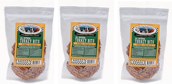 Boulder Dog Food Company Turkey Bits (8 oz x 3-Packs)
