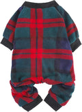SCENEREAL Dog Pajamas for Small Medium Large Dogs Soft Pet Sweater Clothes Warm Puppy Onesie Outfits for Doggie Winter Christmas - Dog Jammies Pjs
