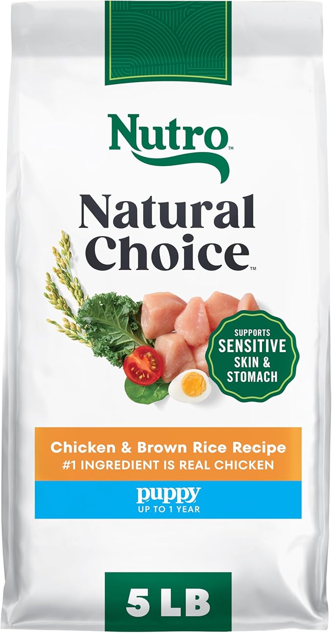 Nutro Natural Choice Chicken & Brown Rice Puppy Food Dry Recipe, 5 lb. Bag