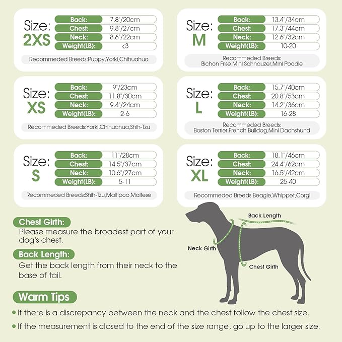 Dog Sweater Dress Plaid Knitwear for Small Medium Dogs Warm Puppy Pet Turtleneck Stretch Pullover Cute Fall Winter Vest Clothes with Leash Hole for Christmas (Green, XS)