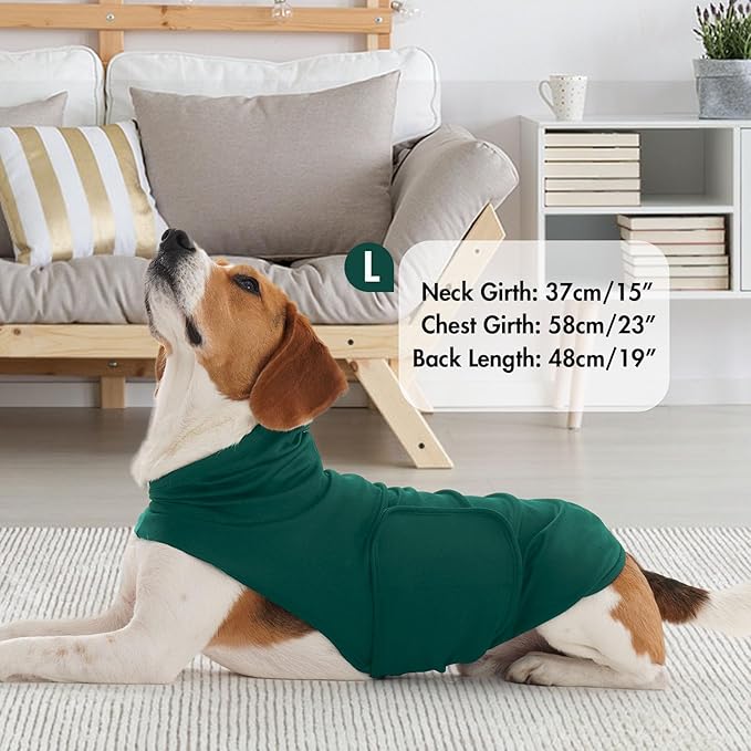 X-Small Dog Anti-Anxiety Vest for Fireworks,Soft Calming Vest | Adjustable Chest & Hood for Puppy,Anxiety Shirt for Noise,Sleeveless Lightweight for All-Seasons(DarkGreen)