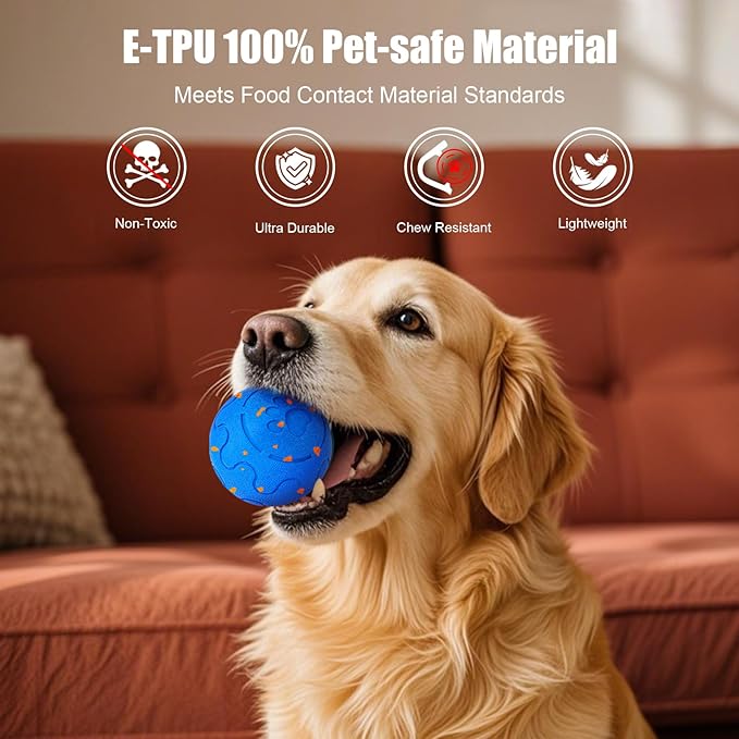 Interactive Dog Ball Replacement Shell (Blue)