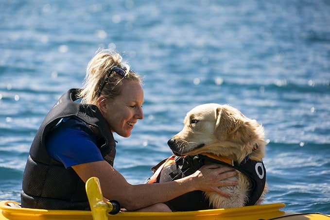 Stunt Puppy Float Doggy Life Jacket, Ergonomic Dog Life Vest for Swimming, Patented Design for Secure Fit, Medium Wide, Pink