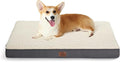 Bedsure Dog Bed Medium Size Dog - Comfy Flat Puppy Beds with Removable Washable Cover, Orthopedic Egg Crate Foam Pet Mat, Suitable for Pet Up to 30 lbs