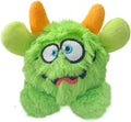 Plush Squeaky Dog Toy Ball, Dental Care, Skin-Friendly and Soft and Relieve Stress,Dog Training Interactive Pet Cute Plush Fashionable Toy Ball (Green,Small)