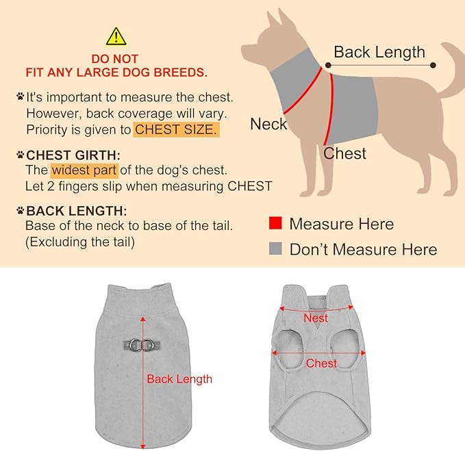 BEAUTYZOO Dog Fleece Vest Sweater Winter Jacket for Small and Medium Large Dogs with D-Ring Leash Cold Weather Coat Hoodie for XS S M Dogs Boy or Girls, Black XL