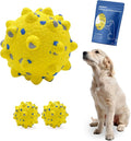 2 Pcs Tough ETPU Dog Balls for Aggressive Chewers - Bouncy, Interactive Floating Chew Toys for Fetch & Water Play with Small Medium Dogs