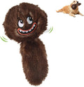PETGEEK Interactive Dog Ball, Vibrating Dog Ball for with Music and Recording, Enrichment Toys for Dogs to Keep Them Busy, USB-C Rechargeable Squeaky Toys Small/Medium/Large Dogs(Brown)