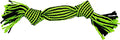 Jolly Pets Knot-N-Chew 2 Squeaker Green/Black Small/Medium