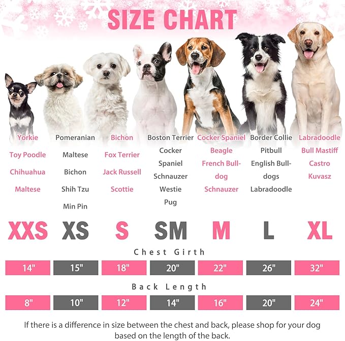 SCENEREAL Dog Pajamas for Large Sized Dogs Female - Soft, Warm Puppy Sweater Clothes, Holiday Onesie Outfits for Doggie Fall Winter Thanksgiving Christmas - Dog Jammies Pjs Indoor Outdoor, Pink