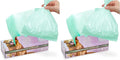 BOS Odor-Sealing Dog Poop Bags for Pet Waste - Disposal Doggy Bags - Scent & Smell Free (90Bags) [Size: M, Color: Light Mint Green] (Pack of 2)