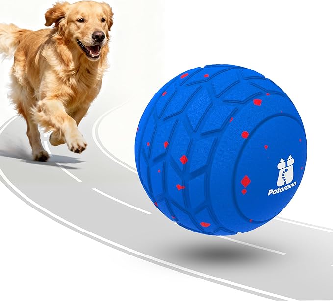 Potaroma Dog Ball Toys, Interactive Motion Activated 3 Mode Automatic Bouncing Ball Toys Durable E-TPU Material for Medium/Large Dogs, USB Rechargeable 3.2 Inches