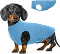 Dog Fleece Vest - Blue, XL - Sleeveless Lightweight Shirts | Warm and Stretchable Sweater for Dachshund Dogs,Sweatshirt Indoor Daily Wear,Small to Medum Dogs Clothes