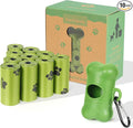 INNOLIFE Biodegradable Dog Poop Bag, 150 Counts Dog Poop Bag Rolls with Dispenser, Scented Leak Proof Pet Waste Bag, Green Dog Bags for Poop