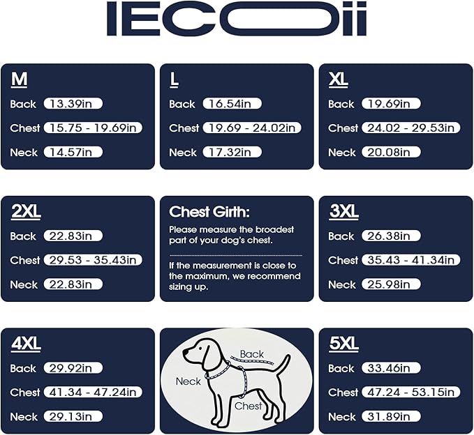 IECOii Warm Dog Coat - Snow Jackets with Reflective, Adjustable & Windproof & Waterproof Quick-Release Buckles & Warm Fleece Lined Vest for Winter, Spring, Fall, Pink, Size 3XL