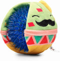 Flourish Pets 2 in 1 Multi-Layer Chew Toy for Active Dogs | Non-Toxic BPA Free Double Stitched Soft Fabric Exterior Dog Toys | Long-Lasting Dog Plush Toys – Mr. Guac 3.5"