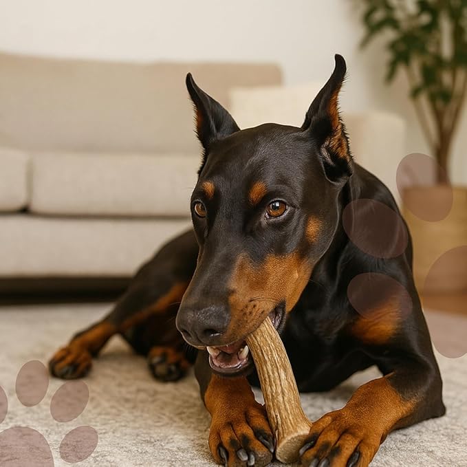 WhiteTail Naturals | Deer Antlers for Extra Large Dogs - (Jumbo-XXL) - Naturally Shed, Long Lasting Chew Bone for Aggressive Chewers