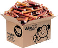 ValueBull Bully Sticks for Dogs, Medium 6 Inch, 200 Count Bulk Pack - All Natural, Grass Fed, Single Ingredient, Long Lasting Dog Treats