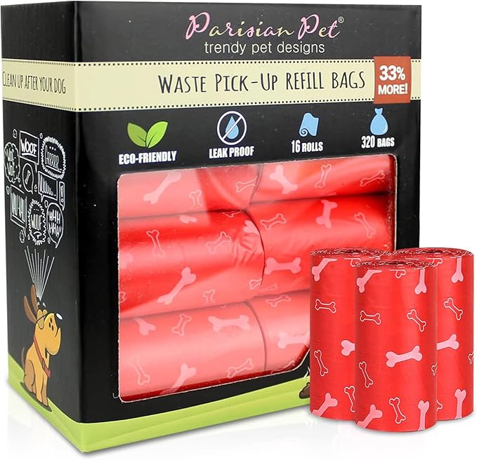 Parisian Pet Ecofriendly Dog Poop Bags Rolls