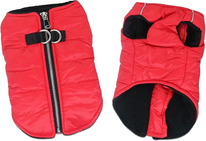 Puppy Winter Coat Waterproof Jacket for Small Dogs - Lightweight Insulated Bomber