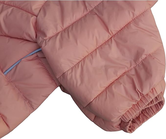 lovelonglong Dog Coat Dog Warm Jacket, 4 Legs Covered Waterproof Windproof Reflective Warm Dog Vest, Zippered Adjustable Outdoor Dog Snow Jacket for Small Medium Large Dogs Lotus Pink M