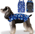 CuteBone Winter Dog Coat Reversible Waterproof Jacket with Leash Hole - Soft Thick Windproof Vest for Small Medium Large Dogs - Adjustable Cold Weather Coats