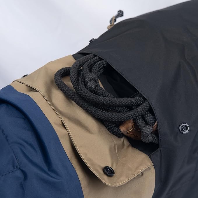 Dog Raincoat with Hood for Medium and Large Dogs - Heavy Rain Resistant Rain Coat for Dogs with 6000mmH2O Waterproof Rating | Lightweight and Adjustable Waterproof Dog Coat | 70 (XXL)