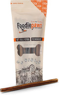FOODIEPAWS 12 Inch Jumbo Bully Sticks for Dogs, 10 Pack Bulk | All Natural, Grass-Fed Beef | Rawhide-Free, Odor-Free, Fully Digestible & Long Lasting Dog Chews | for Large Breeds & Aggressive Chewers